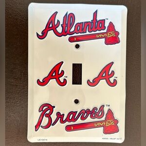 Atlanta Braves Light Switch Cover
